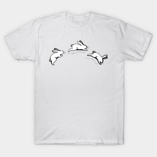 Jumping hares T-Shirt